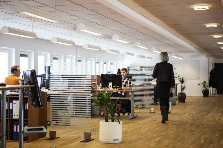Modern office with corporate culture